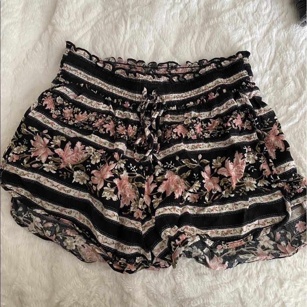 Cute Floral Flowy Shorts